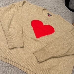Vince Camuto heart sweater xxl